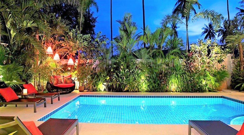 A vendre villa à Taling Ngam Koh Samui – 4 chambres – près de la plage