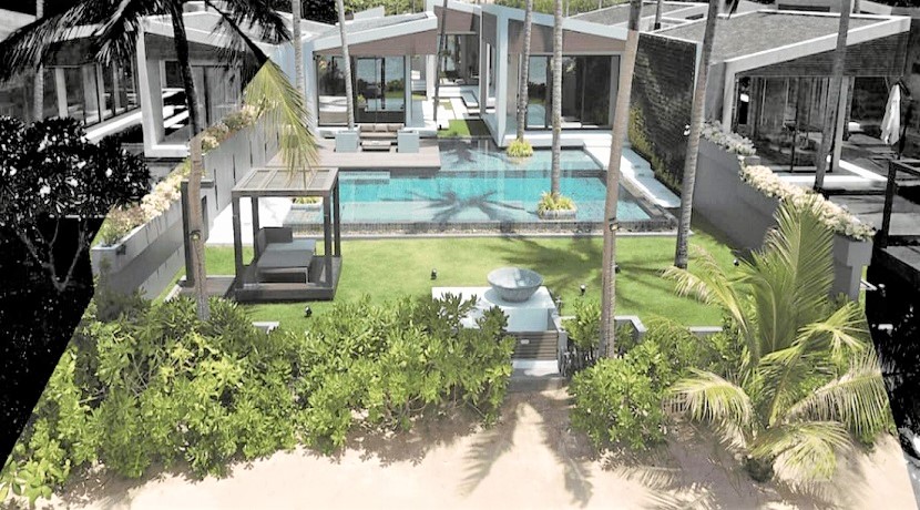 A vendre villa bord de mer Bang Por à Koh Samui – 3 chambres – piscine