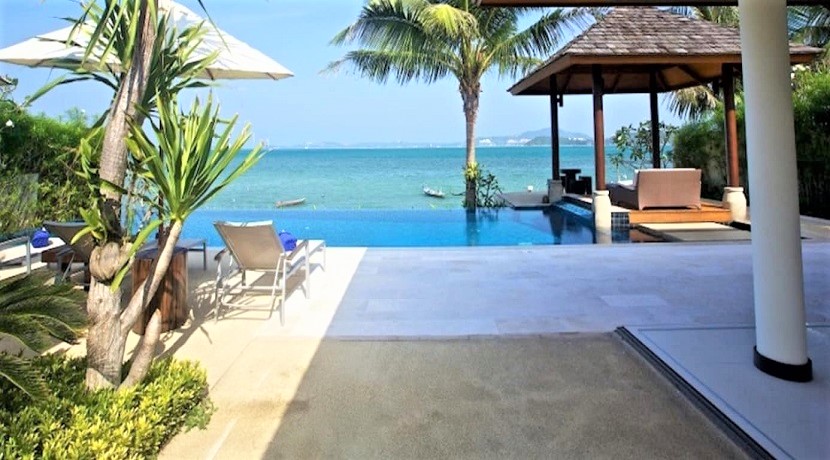 A vendre villa bord de mer à Bophut Koh Samui – 4 chambres avec piscine