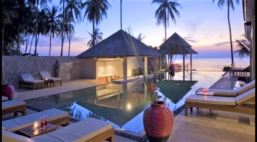 For sale beachfront villa in Nathon Koh Samui