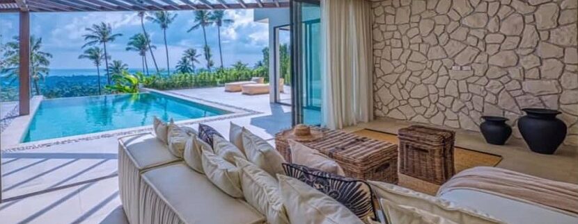 For sale sea view villa in Chaweng Koh Samui 024