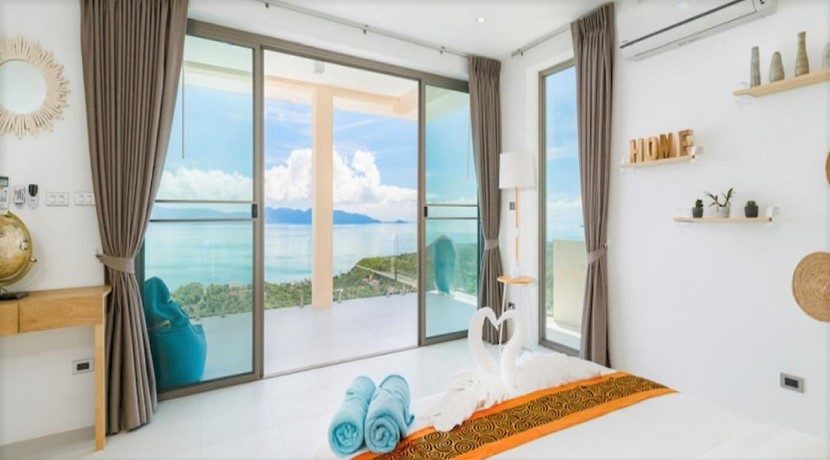 A vendre villa vue mer à Maenam Koh Samui 016