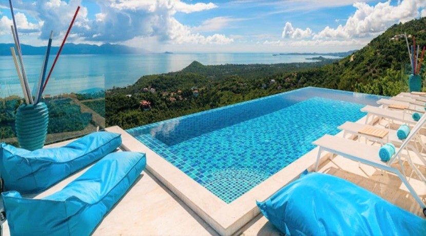 A vendre villa vue mer à Maenam Koh Samui 02