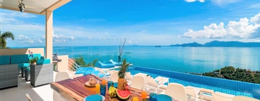 For sale sea view villa in Maenam Koh Samui 024