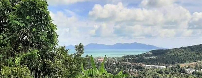 Sea view land for sale in Bophut Koh Samui 01