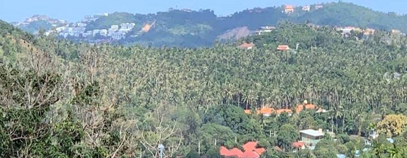 Sea view land for sale in Bophut Koh Samui 07