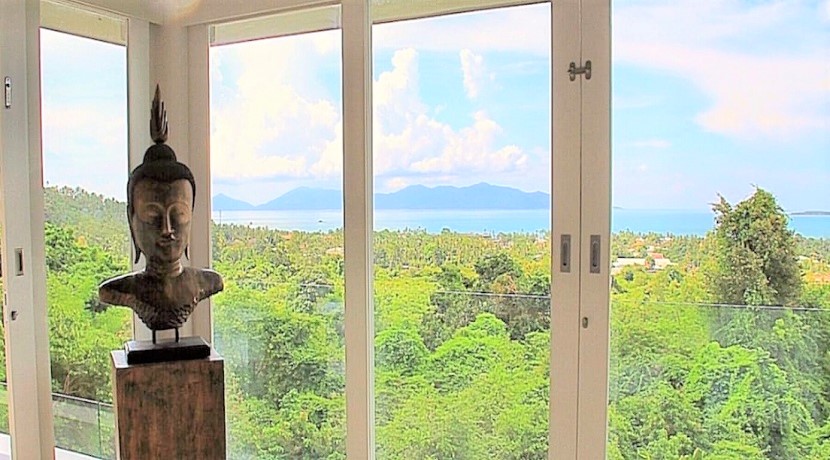 5 bedroom sea view villa in Bophut Koh Samui for sale