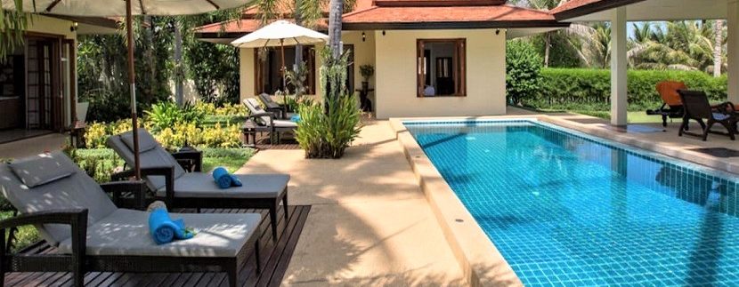 Bang Kao beachfront villa for sale in Koh Samui 021