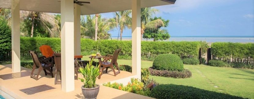 Bang Kao beachfront villa for sale in Koh Samui 024