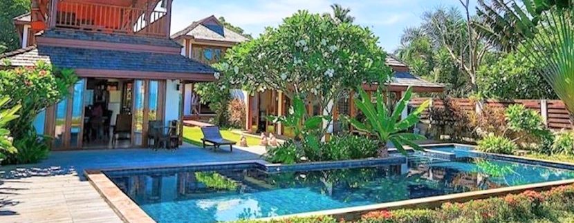 Villa à vendre bord de mer Lipa Noi à Koh Samui 02
