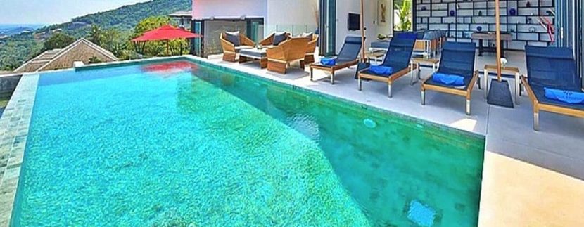 Villa vue mer Bophut Koh Samui à vendre 016