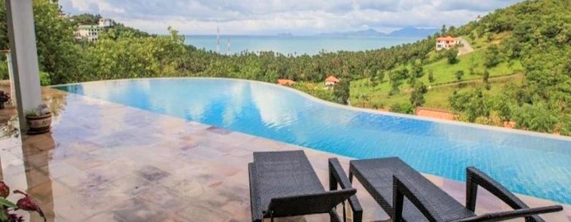 Villa vue mer à vendre à Bang Por Koh Samui 020