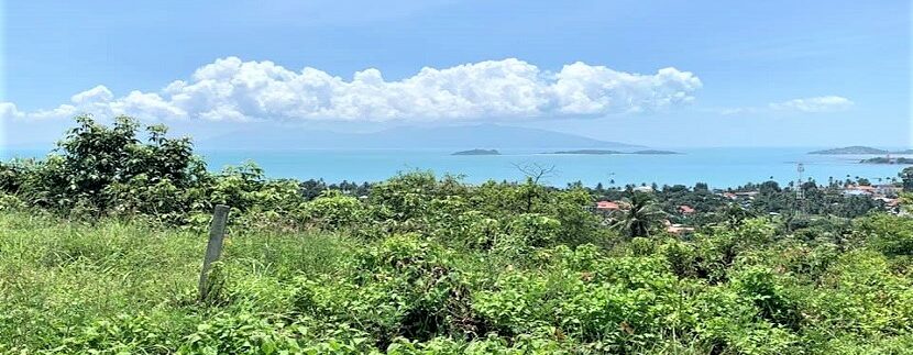 A vendre terrain à Bangrak Koh Samui vue mer 01