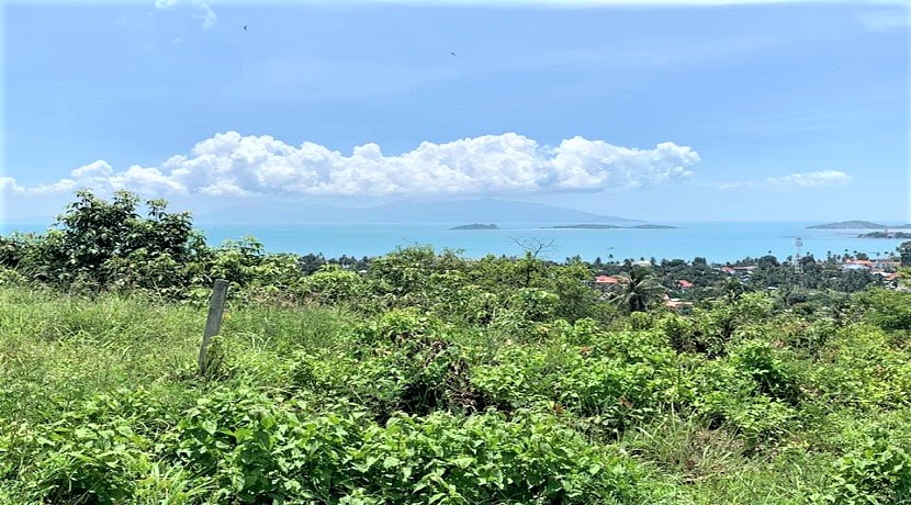 A vendre terrain à Bangrak Koh Samui vue mer