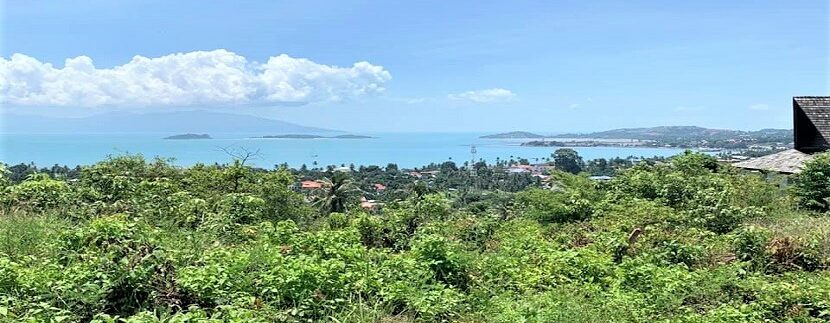 A vendre terrain à Bangrak Koh Samui vue mer 03