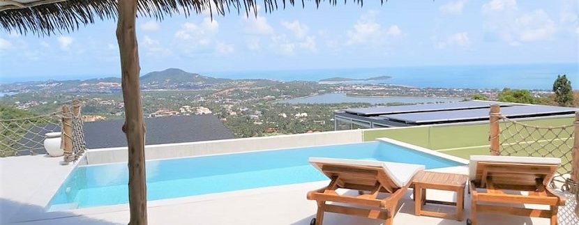 A vendre villa autonome vue mer à Chaweng Koh Samui 01A