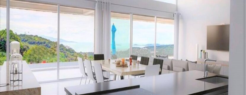 For sale new villa with sea view in Bophut Koh Samui 01