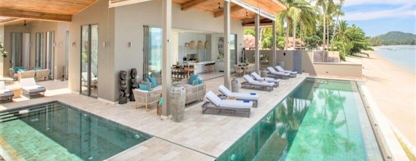 Villa 6 chambres bord de mer - piscine - Laem Sor - Koh Samui - à vendre 01