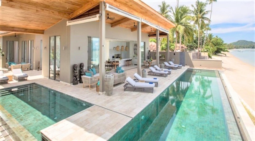 6 bedroom beachfront villa Laem Sor in Koh Samui