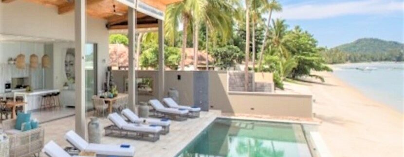 6 bedroom beachfront villa - swimming pool - Laem Sor - Koh Samui - for sale 027