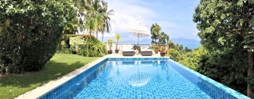 Villa vue mer à Bophut Koh Samui à vendre 01