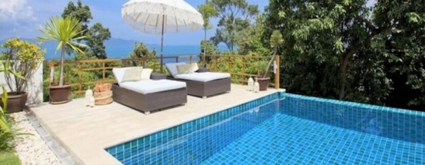 Villa vue mer à Bophut Koh Samui à vendre 022
