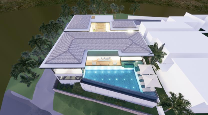 Villa vue mer à vendre à Bophut Koh Samui 0037