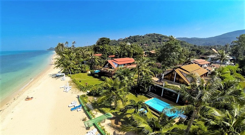 A vendre villa bord de mer à Bang Por Koh Samui – 4 chambres – piscine