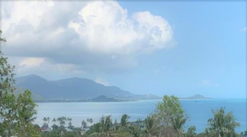 For sale land in Plai Laem Koh Samui sea view