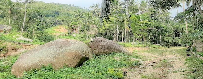 Sea view land with waterfall in Lamai Koh Samui for sale 010