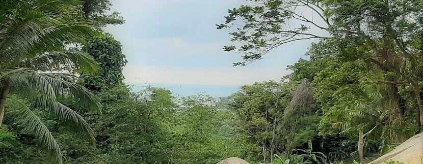 Sea view land with waterfall in Lamai Koh Samui for sale 04