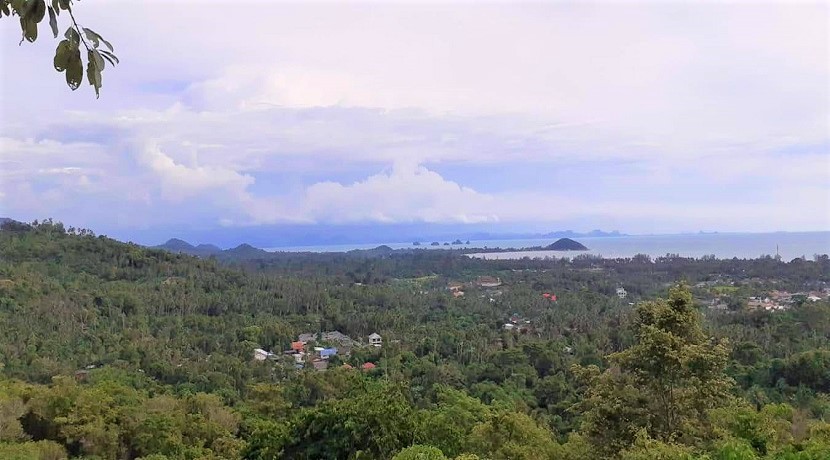 A vendre terrain vue mer Nathon à Koh Samui