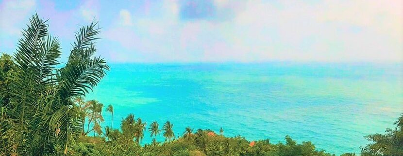 Chaweng Noi sea view land for sale in Koh Samui 01