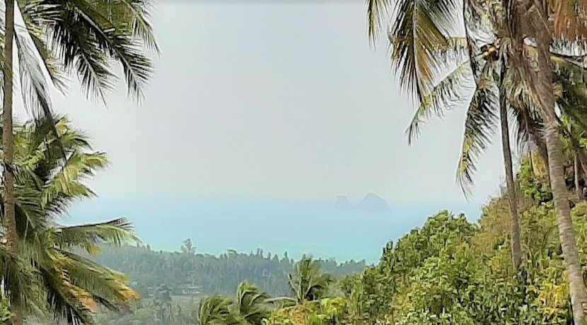 Taling Ngam sea view land for sale in Koh Samui