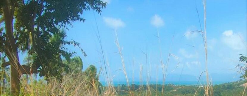 Terrain vue mer à Maenam Koh Samui à vendre 02