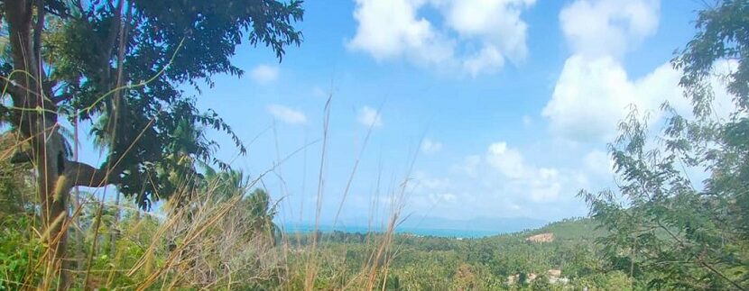 Terrain vue mer à Maenam Koh Samui à vendre 04