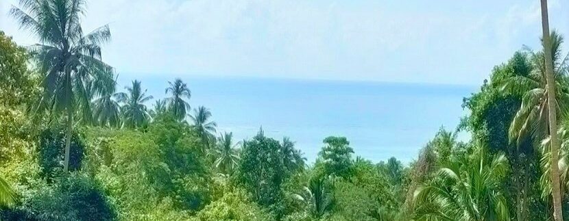 Sea view land for sale Lamai Koh Samui 01