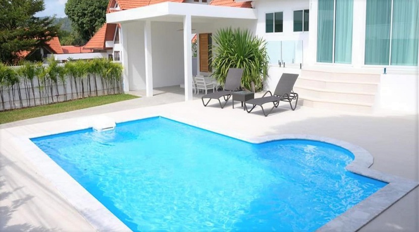 A vendre villa meublée Bophut Koh Samui – 3 chambres avec piscine