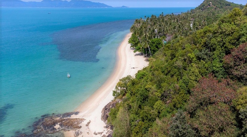 Ban Tai beachfront land in Koh Samui for sale