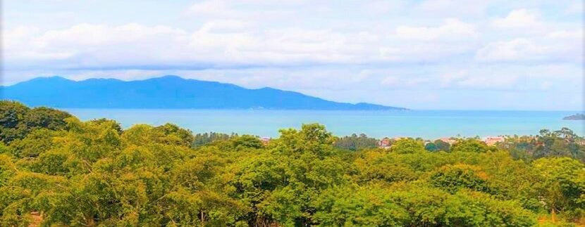 Sea view land Bophut Koh Samui for sale 01