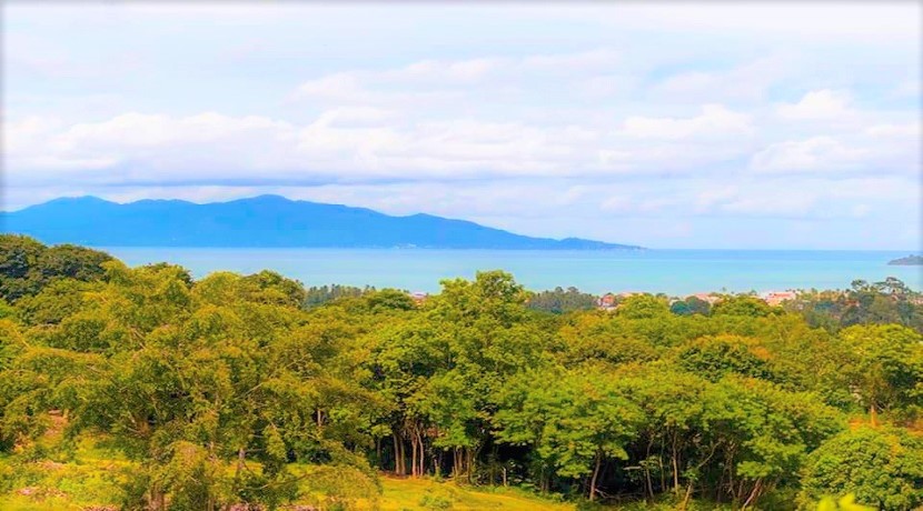 Sea view land Bophut Koh Samui for sale