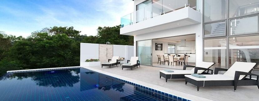 Villa vue mer Chaweng à Koh Samui à vendre 027B