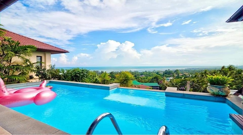 Villa vue mer à Lamai Koh Samui à vendre