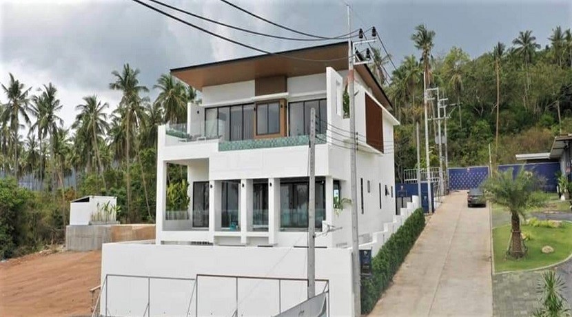 Bophut sea view villa in Koh Samui for sale