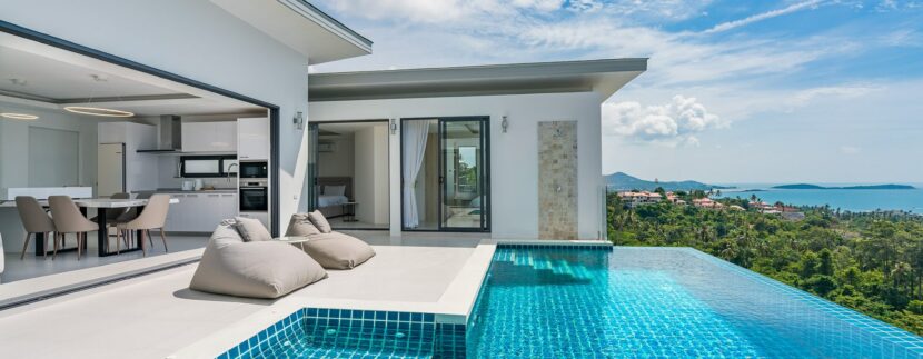 Villa vue mer Chaweng Noi à Koh Samui à vendre 01