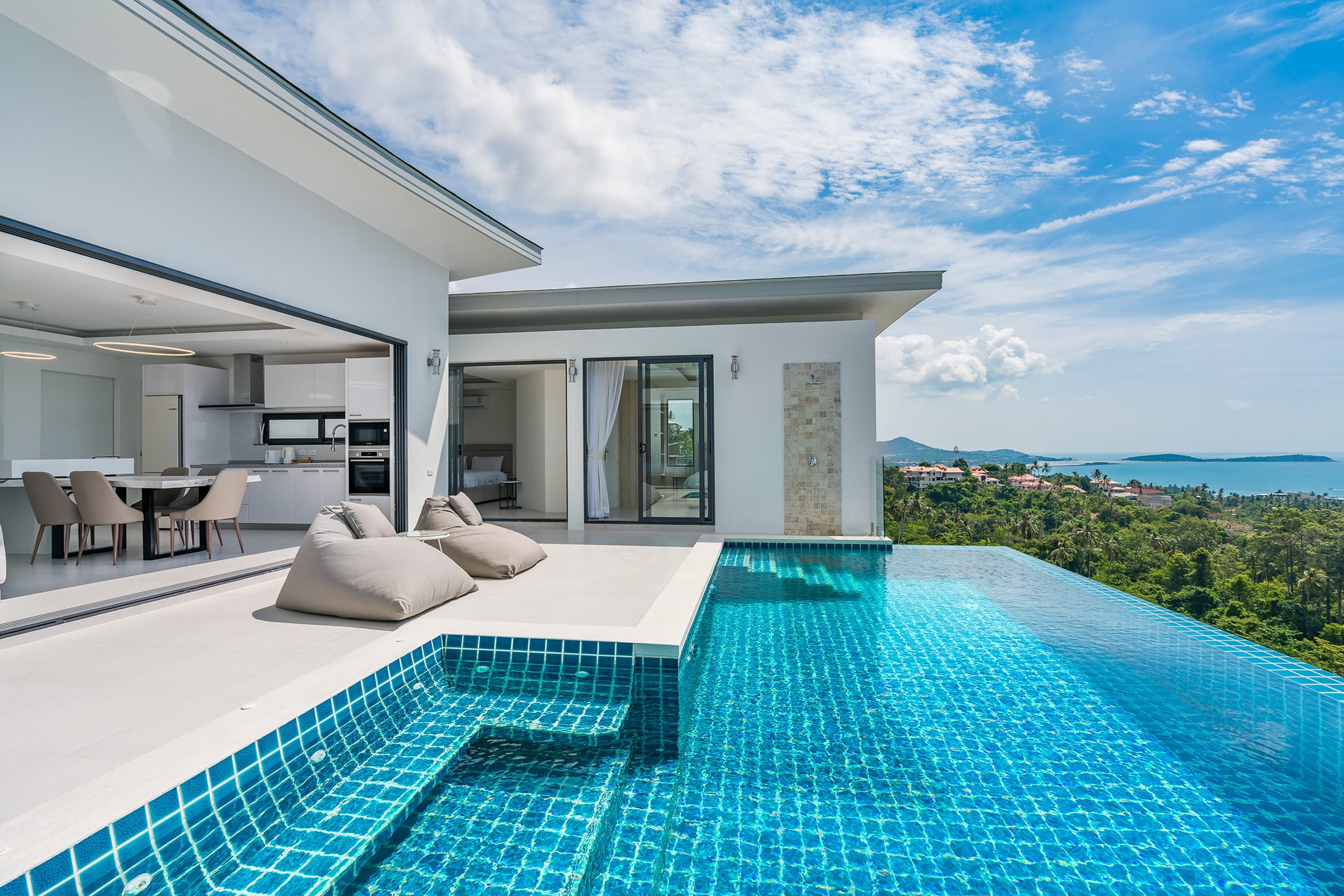 Chaweng Noi sea view villa in Koh Samui for sale