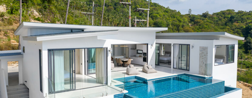 Chaweng Noi sea view villa in Koh Samui for sale 020