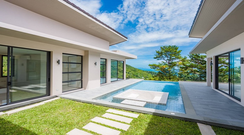 Villa vue mer Bang Po à Koh Samui à vendre – 4 chambres – piscine