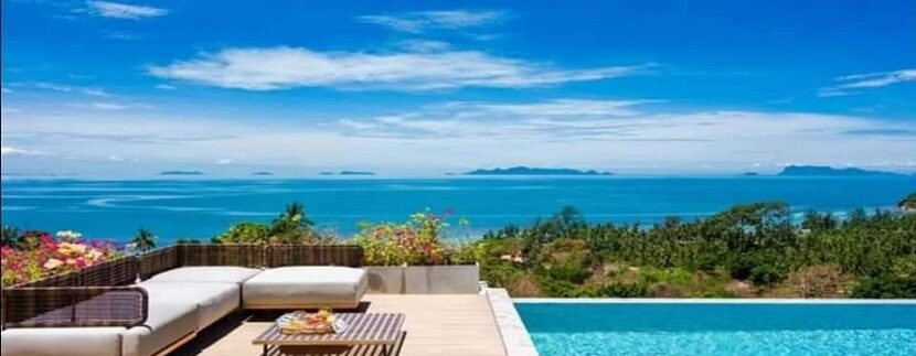 For sale sea view villa in Bang Makham Koh Samui 01B