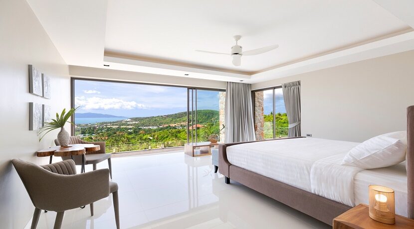 Superbe villa vue mer à Bophut Koh Samui à vendre 018
